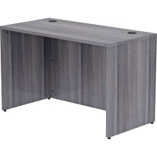 Lorell Essentials 48 W Desk Weathered