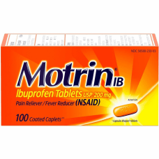 Motrin Ibuprofen Caplets For Fever Common