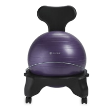 Gaiam Balance Ball Chair PurpleBlack