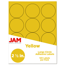 JAM Paper Circle Labels 2 12