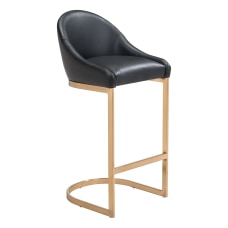 Zuo Modern Scott Bar Chair GoldBlack