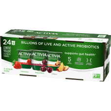 Activia Probiotic Low Fat Yogurt Variety