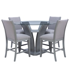 Powell Robey 5 Piece Wood Dining