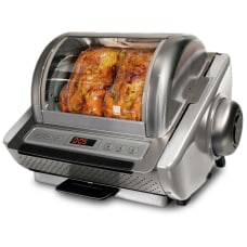 Ronco EZ Store Rotisserie Oven Silver