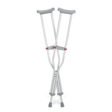 Medline Red Dot Aluminum Crutches Adult
