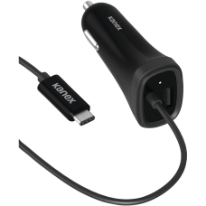 Kanex USB C Car Charger Black