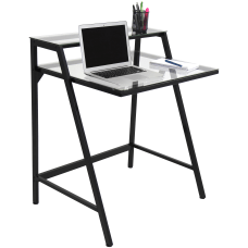 Lumisource 2 Tier Computer Desk Black