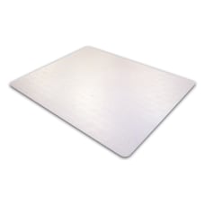 79 x 48 Clear AFRREM48079 Rectangular Floortex Cleartex UltiMat Polycarbonate Chair Mat for Low/Medium Pile Carpets up to 1/2 Thick 