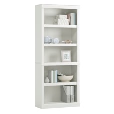 White Wood Bookcases Office Depot, White Office Bookcase