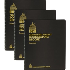 Dome Bookkeeping Record Book 128 Sheets