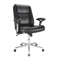 Realspace Densey Bonded Leather Mid Back