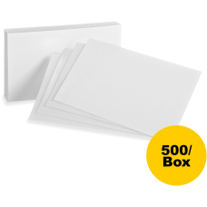 Oxford Printable Index Card White 10percent