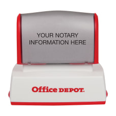 Custom Office Depot Brand Pre Inked