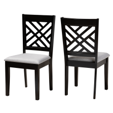 Baxton Studio 10526 Dining Chairs Gray
