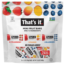Thats it Mini Fruit Bars Variety