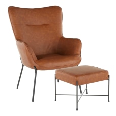 LumiSource Izzy Industrial Lounge Chair And