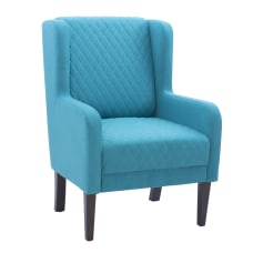 Powell Troyer Wingback Accent Chair Teal