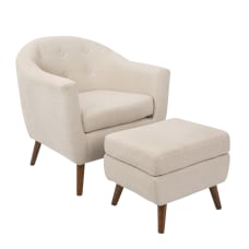 LumiSource Rockwell Accent Chair And Ottoman