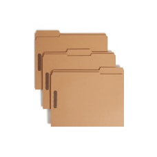 Smead Kraft Reinforced Tab Fastener Folders