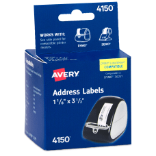 Avery Direct Thermal Roll Labels 4150
