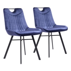 Zuo Modern Tyler Dining Chairs Blue