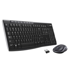 Professional USB Keyboard and Mouse Set Full Size Desktop Laptop 