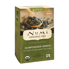 Numi Organic Gunpowder Green Tea Box