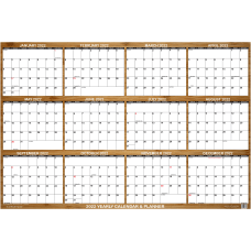 SwiftGlimpse Designer Yearly Wall Calendar 24
