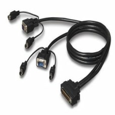 Belkin F3X1105B06 6-Feet Male/Female VGA and PS/2 KVM Cable 4 SETS Lot of 4 