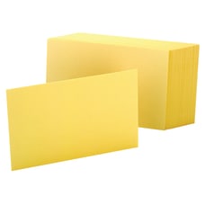 Oxford Color Index Cards Unruled 4