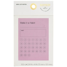 Noted By Post it Habit Tracker