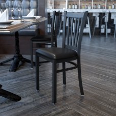 Flash Furniture Vertical Back Restaurant Accent