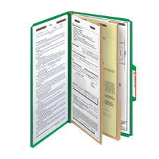 Smead Pressboard Classification Folder With SafeSHIELD
