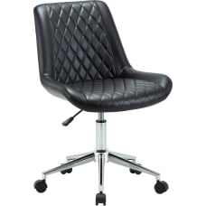 Lorell Bonded Leather Low Back Office