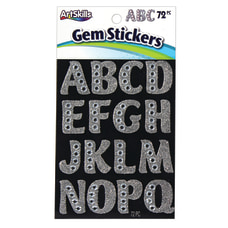 Artskills Gem Alphabet Stickers Large 1