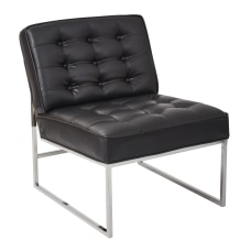 Ave Six Anthony Guest Chair BlackChrome