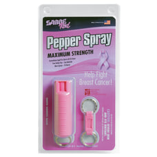 SABRE Pepper Spray Key Chain Pink