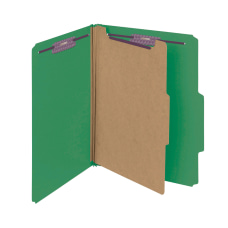 Smead Pressboard Classification Folder 1 Divider