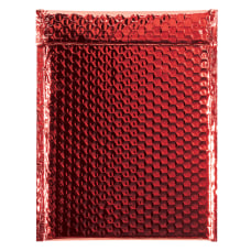Partners Brand Red Glamour Bubble Mailers
