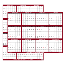 SwiftGlimpse 2 Sided Yearly Erasable Wall
