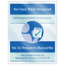 ComplyRight Vaccination Window Cling No Face