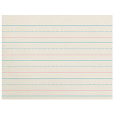 Zaner Bloser Newsprint Handwriting Paper Dotted