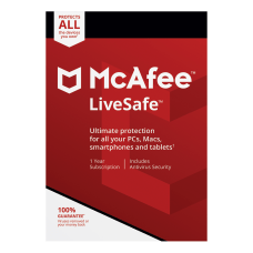 McAfee LiveSafe Unlimited Devices For PCMac