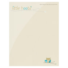 Custom Full Color Flat Print Stationery