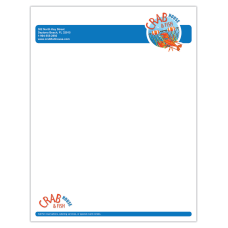 Custom Full Color Raised Print Stationery