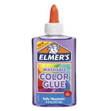 Elmers Washable Translucent Color Glue Purple