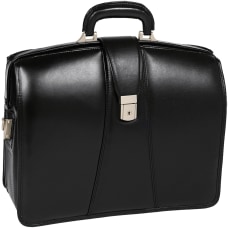 McKlein Harrison Leather Briefcase Black