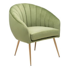 Zuo Modern Max Accent Chair GreenGold