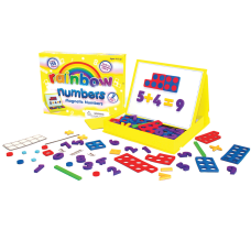 Junior Learning Rainbow Magnetic Numbers Assorted