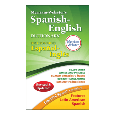 Merriam Websters Spanish English Dictionary Pack